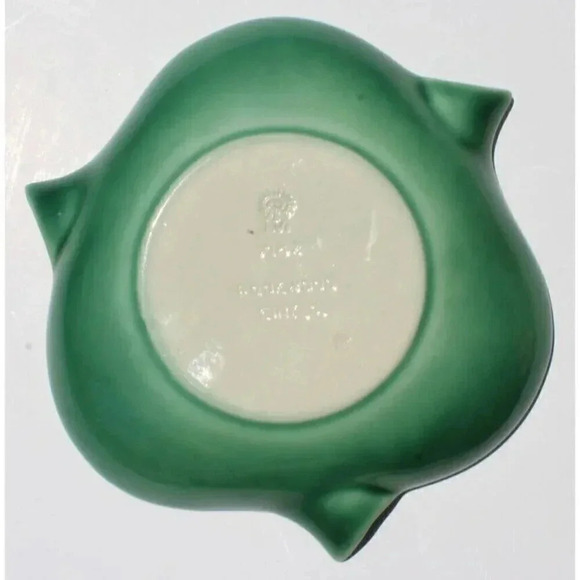 Vintage MCM Green Rookwood Hand Crafted Art Pottery Ashtray 7142 - Picture 2 of 2